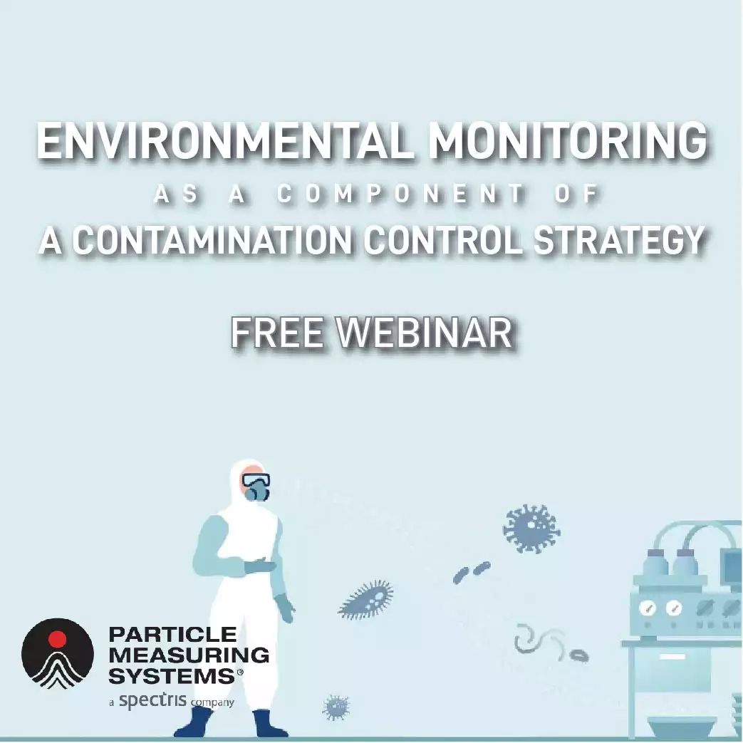 Environmental Monitoring as a Component of a Contamination Control Strategy webinar by PMS